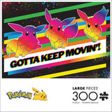 Buffalo Games - Pokemon- Gotta Keep Movin' - 300 Piece Jigsaw Puzzle for Adults Challenging Puzzle Perfect for Game Nights - Finished Size is 21.25 x 15.00 Buffalo Games