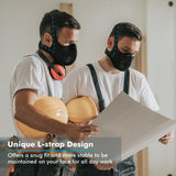 BASE CAMP M PRO Dust Mask, All day Comfortable Reusable Respirator Mask, L-shaped Head Strap Design, Safety Work Mask for Woodworking, Landscaping, DIY, Dust, Pollen,1 Pack BASE CAMP