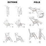 Colegence Oversized Padded Zero Gravity Lounge Chair, Foldable Patio Anti Gravity Reclining Chairs Folding Lawn Recliner with Cup Holder for Yard, Camping, Outdoor, Support 350 LBS, Burgundy Colegence