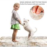 famibay Hallway Runner Rug 8 ft, Washable Runner Rugs with Rubber Backing Modern Abstract Runner Rug Non Slip Soft Low Pile Long Carpet Runners for Hallway Kitchen Entryway Bathroom(Beige/Camel) famibay