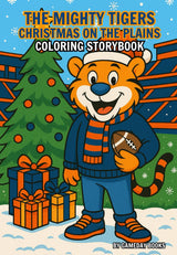 The Mighty Tigers: Christmas on the Plains: Christmas Coloring Book WoodArtSupply