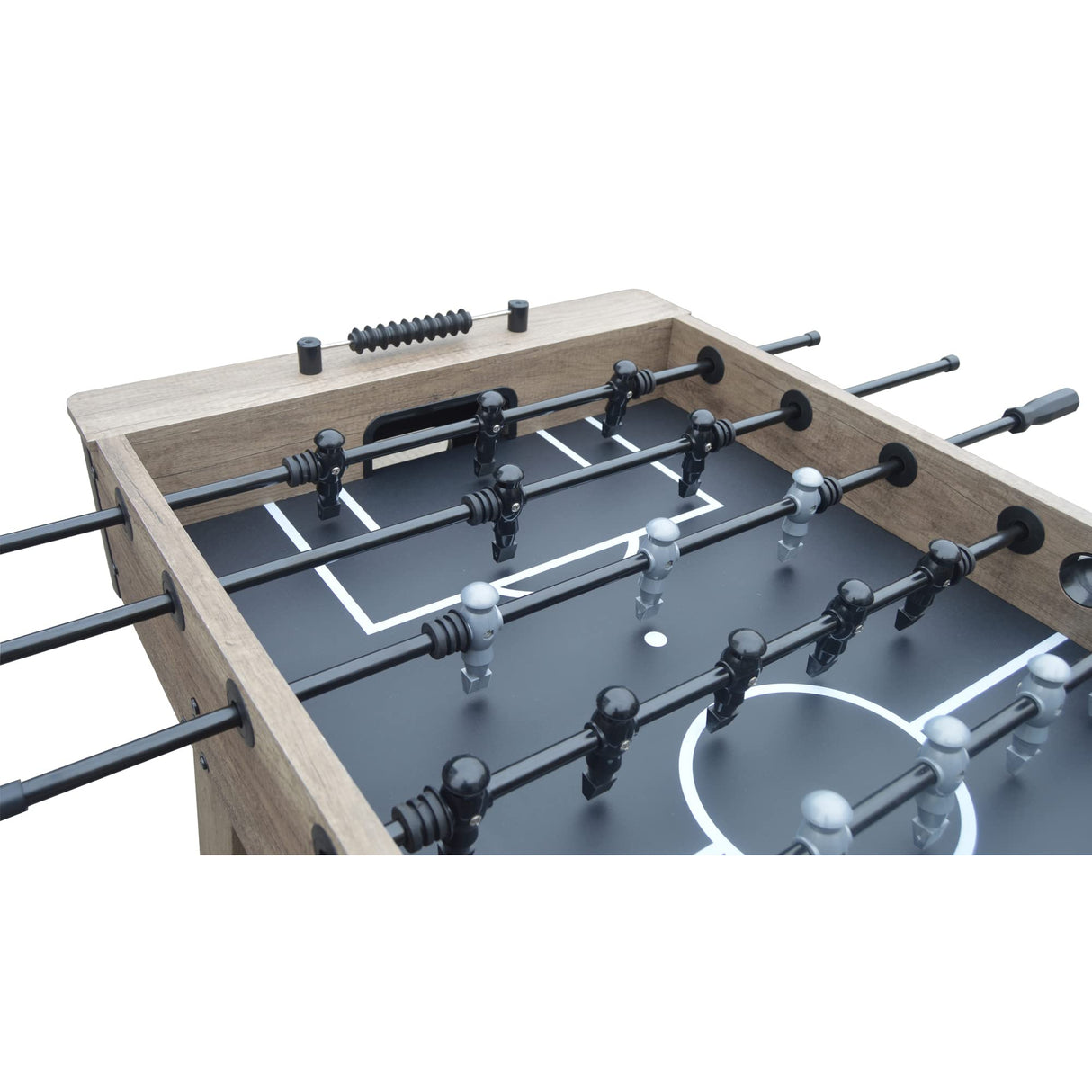 Hathaway Braxton 55-in Competition Foosball Table, Arcade Table Soccer, Perfect for Family Game or Recreation Rooms, Includes (2) 36-mm ABS Foosballs and Built in Ball Returns Hathaway