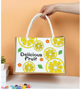 E-Found 20 Pack Burlap Tote Bags Jute Tote Bags Sublimation blank Tote Bags Reusable Water Resistant Beach Bag Blank Canvas Grocery Bag for Women Bridesmaid Wedding Gift DIY 12.6 x 8.3 x 5.1 Inch E-Found