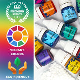 Liquid Candle Wax Dye for Soy Candle Making - 16 Popular Candle Dye Coloring Chips - Premium Liquid Candle Wax Coloring - Highly Concentrated Candle Colors Candle Shop