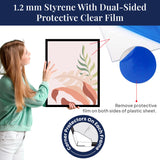 19.25x26.75-1.25" Flat Black Puzzle Frame - Showcase Your Art and Puzzles with Modern Elegance - Hardware and Plexiglass Included PictureFrameFactoryOutlet