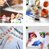 Diymood Paint by Numbers for Adults Sunset, DIY Oil Painting Lakes Acrylic Paint by Number Kits for Kids Adults Beginner for Home Wall Decor 16x20 inch Diymood