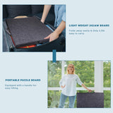 Pllieay 1000 Pieces Jigsaw Puzzle Board with 6 Drawers and Cover, 30"x22" Felt Jigsaw Puzzle Table for Adults, Portable Puzzle Organizer & Storage System, Puzzle Accessories Birthday Gift Pllieay