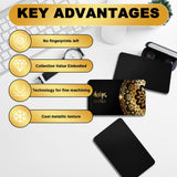 300 Pcs Metal Business Cards Black Metal Business Card Blanks for CNC Engraver Laser Engraving Reliable and Sturdy Multipurpose Aluminium Business Card Blanks Thickness 0.01 Inch Danghyuk