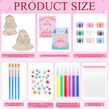 Saypacck 24 Set Princess Party Favors Princess DIY Paint Crafts Kit Birthday Goodie Bags Gifts Supplies Prizes Party Decorations Saypacck