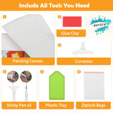 KEYIFA Diamond Art Kits Phoenix Diamond Painting for Adults, 5D Round Full Drill, Phoenix Diamond Dots Mosaic Painting for Beginner, DIY Gems Art Craft for Home Wall Decor 30x40cm KEYIFA