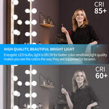 Honesorn Bathroom Light Bulbs E26 Base, 60 Watt Equivalent, 5000K Daylight, Vanity LED Globe Light Bulbs for Bathroom, G25 Round Light Bulbs for Vanity Mirror, CRI85+ 500LM, 120V, Non-dimmable, 4 Pack Honesorn