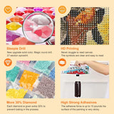 WSLWXSHM Diamond Art Painting Kits for Adults Dachshund Dog, Round Full Drill Diamond Art Kits, 5D DIY Paint with Diamonds Crafts for Home Wall Decoration Gifts 12×12Inch, Animal WSLWXSHM