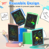 4 Pack LCD Writing Tablet for Kids, 8.5 Inch Colorful Doodle Board Drawing Tablet, Educational Learning Toys Birthday Gifts for Boys Girls Age 3 4 5 6 7 8 TQU