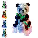 Coolplay 3D Crystal Puzzle Panda Gifts, Desk Toys with Light-Up Base 58 Pieces Coolplay