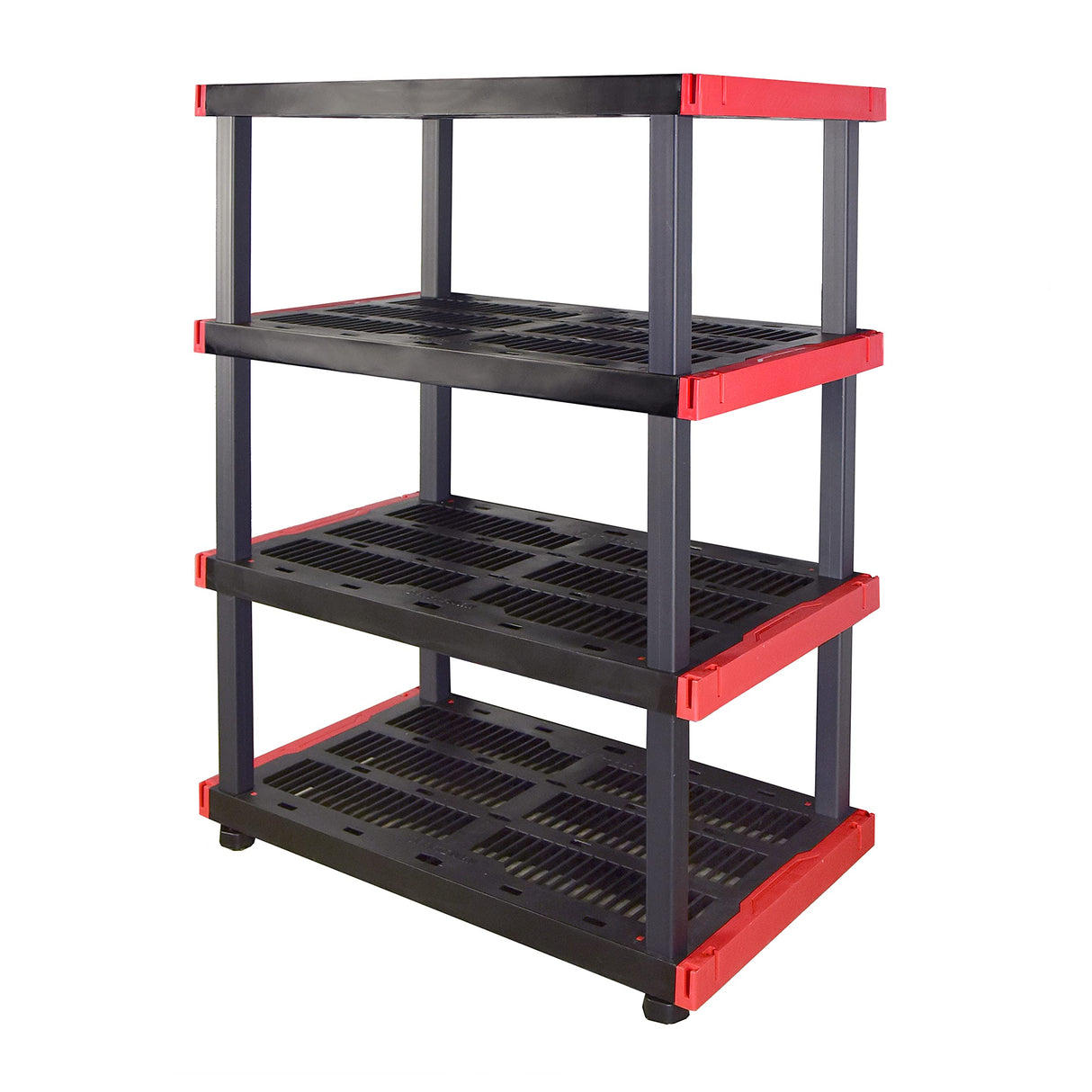 CX Craftsman, 4-Tier Highly Durable Storage Rack, 200lbs/shelf, (55”H x 40”W x 24”D), Interlocking Shelving Unit and Weather-Resistant Design, American Made Garage Shelf CX