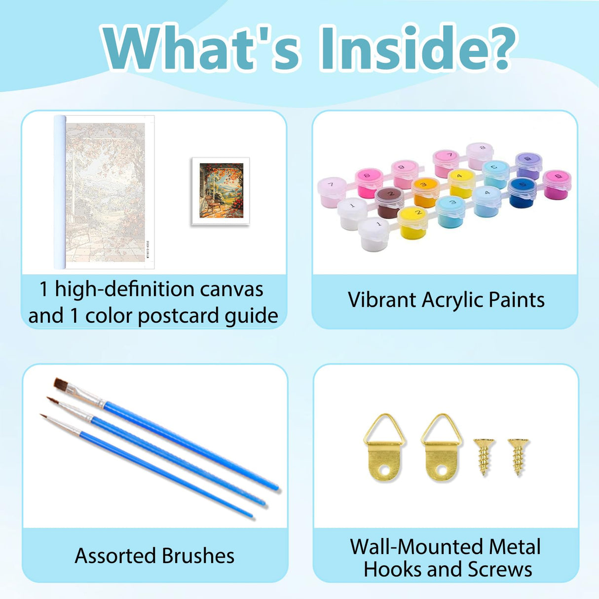 Mnsdiyrs Art Paint by Numbers Kits for Adults, Landscape Paint by Numbers for Adults, Acrylic Adult Paint by Numbers Kits for Gift Home Wall Decor 16x20 Inch Mnsdiyrs