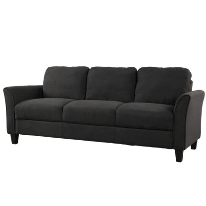 P PURLOVE 3 Piece Sectional Sofa Set for Living Room,Modern Polyester-Blend Sectional Couch Set with Sofa, Loveseat and Armchair,Living Room Furniture Sets for Living Room