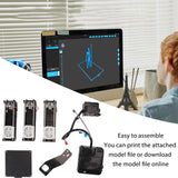 FDM Mini 3D Printer for Beginners, Smoothly Printing High Accuracy Mini 3D Printer with Uniform Heating, Quick Assembly, Easy for Kids (US Plug) Bewinner