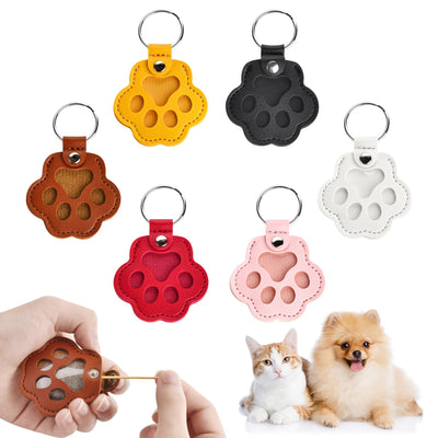 softum Cat Dog Hair Keychain 6pcs, Cat Fur Memory Charm, Dog Hair Collector Keychain, Pet Fur Keepsake, Pet Memorial Gifts, Cute Keychains for Women Girls