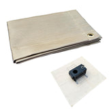 SOLOWILDER Fire Pit Mat 40" Wood Stove Under Grill Mat for Deck BBQ Fireproof Floor Tent Campsite Insulation Protection SoloWilder