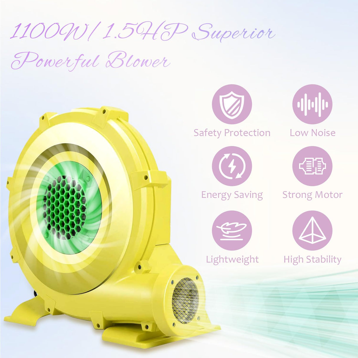 15ft White Bounce House for Adults Kids, 100% PVC Commercial Bounce House with Slide&Ball Pit, Adult Bounce House with Blower, Inflatable Balloon Bubble House Wedding Party, Up to 1000LB, 15x15x10FT Relunch