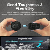 MAGIFLEX Rubber-Like Flexible Resin for 3D Printer, 405nm Fast UV-Curing Flexible Resin, High Extensibility & Flexbility & Rapid Photopolymer for 14K Capable LCD/DLP/SLA 3D Printing (1000g） (Black) Magiflex