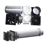 FUNGDO 3D Printer Enclosure Ventilation kit with 4 inch Exhaust Fan Fume Extractor Smoker Absorber Eliminate 3D Printing Resin Smell FUNGDO