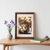 Skyboda Lion Diamond Art Kits for Adults, DIY 5D Jesus Diamond Painting Kit for Adults Beginners, Full Drill Diamond Gem Art Painting Kits Crafts for Wall Art Decor 12x16inch Skyboda