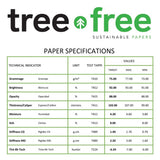 Tree Free Copy Paper, 20 LB, 8.5" x 11", 92 Bright, 100% Tree Free Carbon Neutral Acid Free, Made from Sugarcane Waste Fiber (500/Ream) BAZIC Products