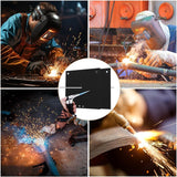 2 Packs Welding Blanket Fireproof, Opening Shape Welding Mat, Heat Resistant Solder Blanket Up To 1800°F, Flame Retardant Carbon Felt Heat Shield Mat for Solder Plumbers HVAC Torch Protector HEHIPLE