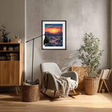 Arizona Desert Paint by Number, Desert Landscape Paint by Numbers for Adults, Cactus Sunset Wall Art, Mountains Acrylic Oil Painting on Canvas, Gift & Home Wall Decor(16x20inch, No Frame) Cawpom