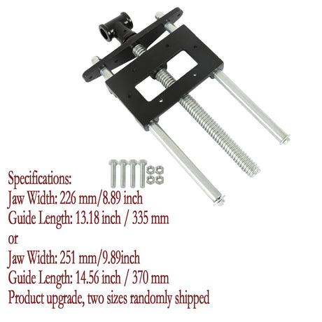 findmall 9 Inch Woodworking Front Vise Woodworking Bench Vise Heavy-Duty Steel and Cast Iron Front Screw Vise Woodworker's Vise Fit for Making Woodworking findmall