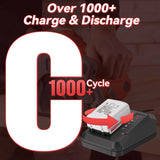 20V 6.0Ah LBXR20 Replacement for Black and Decker 20V Lithium Battery LB20 LST220 LBX20 LBXR2020-OPE LBXR20B-2 LB2X4020 2Packs Hastia