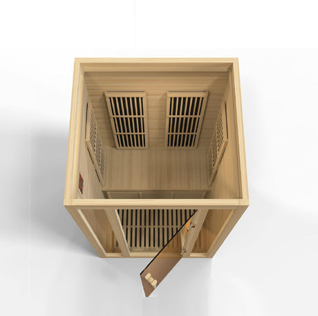 Maxxus Saunas Seattle Elite 2-Person PureTech™ Near Zero EMF (Under 2 MG) FAR Infrared Sauna, Curb Side Delivery DYNAMIC SAUNAS