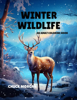 Winter Wildlife: An Adult Coloring Book (Adult Coloring Books) WoodArtSupply