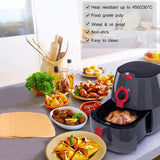 Air Fryer Parchment Paper Liners（11"×11"） Square 100Pcs Unbleached Compatible with XXXL Air Fryer,Perfect for 8.5QT/9.5QT/10QT Or Bigger Air Fryers (Brown) ANQIA