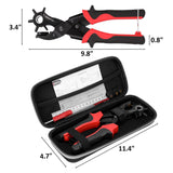KingTool Leather Hole Punch Set, Super Heavy Duty Rotary Puncher, Multi Hole Sizes Maker Tool KingTool