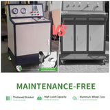 Humagineer 4 Inch Heavy Duty Industrial Grade Caster Set of 4, Industrial Swivel Casters with Brake, Maintenance-Free Aluminum Core PU Wheels 3600 LBS, Durable Casters Wheels for Industrial, Equipment Humagineer