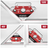 ARCCAPTAIN Welding Magnets 25LB&55LB 4Pcs Welding Magnet Set, Magnetic Welding Holder, Holding Power Welding Accessories ARCCAPTAIN