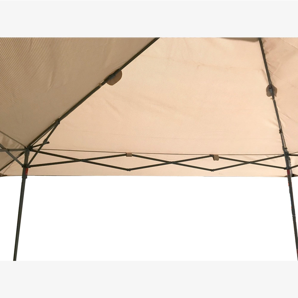 Garden Winds Custom Fit Replacement Canopy Top Cover Compatible with The Coleman 2000004407, 2000035727 13 x 13 Two Tiered Tent Eaved Shelter - Upgraded Performance RIPLOCK 350 Fabric- Beige Garden Winds