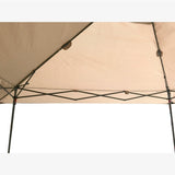 Garden Winds Custom Fit Replacement Canopy Top Cover Compatible with The Coleman 2000004407, 2000035727 13 x 13 Two Tiered Tent Eaved Shelter - Upgraded Performance RIPLOCK 350 Fabric- Beige Garden Winds