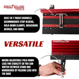 Red House Tools EZ-Wings Basic 4ft Portable Miter Saw Station | Patented Modular Design | for Use with Any Portable Miter Saw Stand or Chop Saw Stand RED HOUSE TOOLS