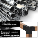 15°Slanted Roof Pergola Kit,3-Way Gazebo Brackets Kit, Pergola Kit, Wall Mount Slanted Roof Pergola Bracket Set with Brackets for 4x4 Lumber ,Outdoor and Backyard Slanted Pergola Extension kit Fuceter