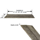 BarnwoodUSA Rustic Farmhouse Reclaimed Bundle | 24 inch Plank Wall Panels Remodeling| DIY Repurposed Decoration Shiplap Natural Weathered Gray Pack of 6 Planks BarnwoodUSA