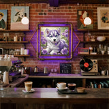 5D Diamond Art Kits for Adults Beginners,Purple Puppy DIY Full Round Drill Diamond Painting Kits,Cute Animal Dog Paint by Diamonds Dots Gem Art Easy,Home Wall Decor 14X14 Inch Acelii