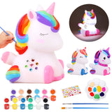dededa Paint Your Own Unicorn Night Light Art Kit, Arts and Crafts for Kids Ages 4-8,Unicorns Gifts for Girls Painting Kit Unicorn Toys for Kids 4 5 6 7 8 9 10 11 12+ (1Pc) dededa