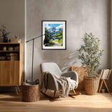 Cawpom Rocky Mountain National Park Paint by Number, Mountains Paint by Numbers Kit for Adults, Lake Tree Landscape Wall Art, Nature Scenery Acrylic Painting, Home Wall Decor(16x20inch, No Frame) Cawpom