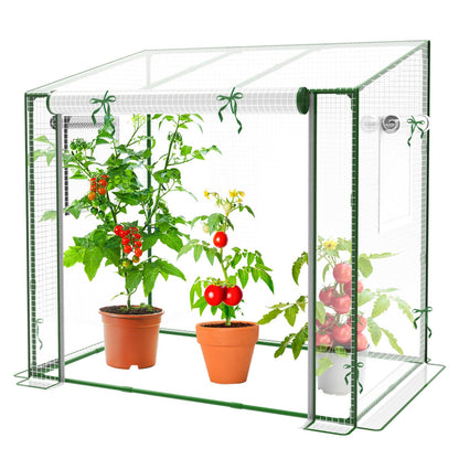 Greenhouse, 47.2”(L) x31.5”(W) x47.2”(H) Greenhouses for Outdoors, Durable Green House Kit with Window, Thicken PE Cover, Green Houses for Indoor Outside，Clear Mini Portable Garden Plant Green House