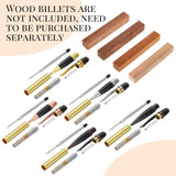 Colarr 20 Pack Woodturning Pen Kit Twist Ballpoint Pen Kit with Refill Copper for DIY Classroom Supplies Teacher Student Friends Gift Colarr