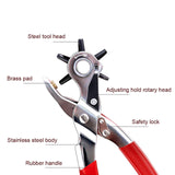 Hole Punch, NEU MASTER Heavy Duty Leather Hole Puncher for Belts, Watch Bands, Straps, Dog Collars, Saddles, Shoes, Fabric, DIY Home or Craft Projects NEU MASTER